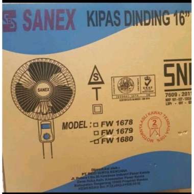 Kipas Angin Dinding Wall Fan Sanex 16"