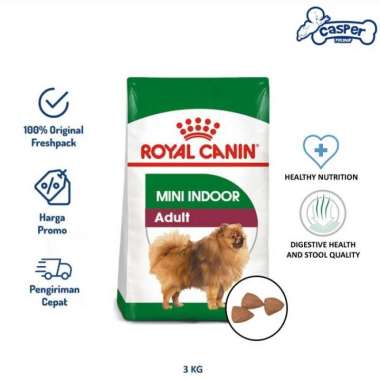 Royal Canin Mini Indoor Life Adult / Indoor Adult 3 Kg - Promo Price