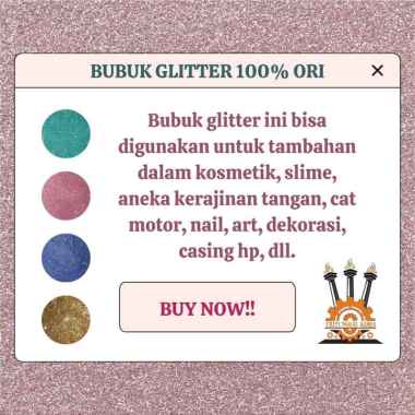glitter bubuk glitter aneka warna glitter 500gr merah