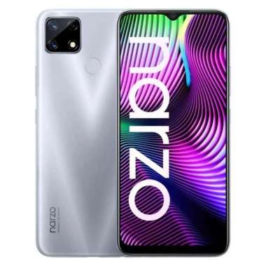 Realme Narzo 20 Ram 4 Rom 64GB Silver