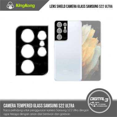KingKong Tempered Glass Back Camera Samsung S22 ULTRA Protector Kamera