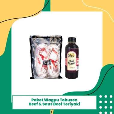 Paket Wagyu Tokusen Beef Slice dan Ohaha Beef Teriyaki