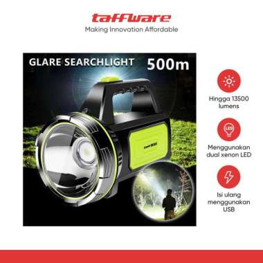 TaffLED ZanCaKa Senter LED Rechargeable 10W 13500 Lumens - Q3