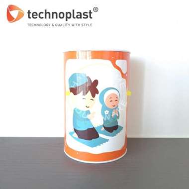 TECHNOPLAST COIN BANK / CELENGAN KALENG 99 X 155 MM TEMAN NAJMA NAJMA ORANGE