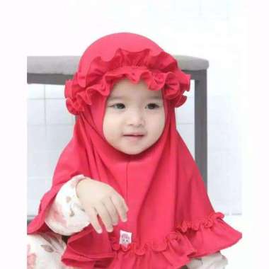 Jilbab Anak Raina Merah