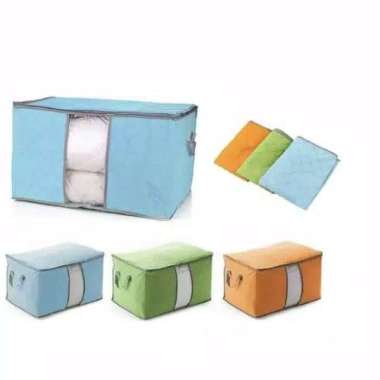 Storage box / kotak penyimpanan pakaian, selimut, seprai Tidur Abu
