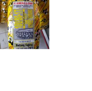 Paketan BAN SWALLOW 100/80-17 & 120/80-17 SB117 SB-117 STREET ENDURO TUBELESS