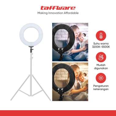 TaffSTUDIO Halo Ring Light LED 12 Inch w/ Tripod RL18