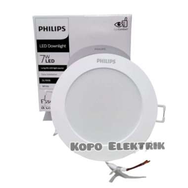 Lampu Led Downlight Philips 7 Watt / 7w - Bulat Kuning