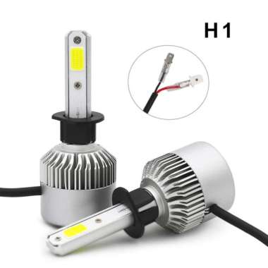 Lampu Mobil LED COB Headlight 8000LM 2 PCS Chip 880/881/H27