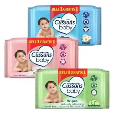 tissue basah cussons Ungu