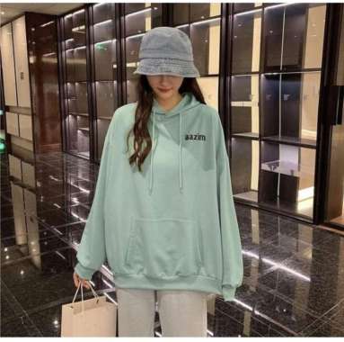 Sweater Wanita Berkualitas - Aazim Hoodie nila M