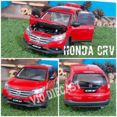 Diecast Miniatur Honda CRV merah skala 1:18