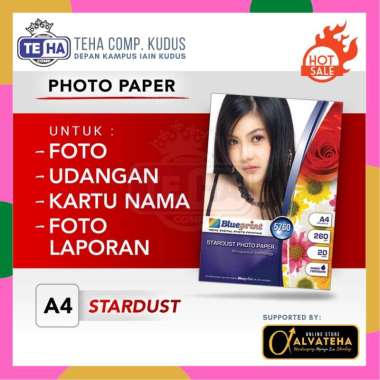 Kertas Foto Kulit Jeruk Stardust Photo Paper BLUEPRINT A4 260Gsm Silky Matte