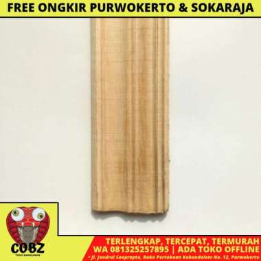 2 CM x 10 CM x 300 CM NM List Kayu Profil Cermin Pigura Pintu Batang