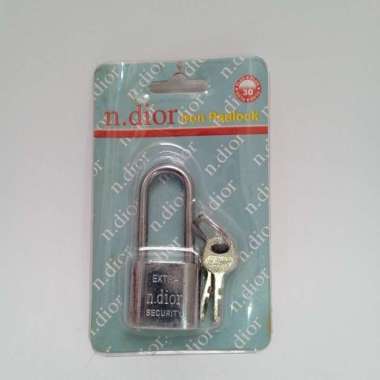 30 MM/N. DIOR Gembok Pintu Koper Padlock Anti Maling Leher Panjang Pcs
