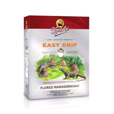 Promo Harga KAPAL API Kopi Easy Drip Flores Manggarai per 5 pcs 10 gr - Blibli