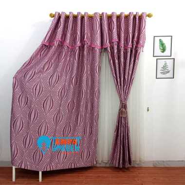 Gorden Blackout Gorden Jendela Gorden Pintu Motif Jakat Bulat/Bola