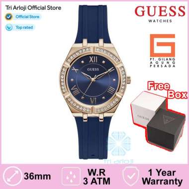 GUESS Watches GUESS GW0034L4 Original COSMO Jam Tangan Wanita Analog RoseGold Rubber