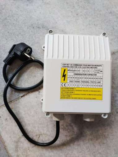 Panel Control Kontrol Box Submersible Pump - Pompa air Satelit 1Hp