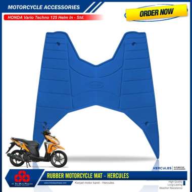 Karpet Motor Honda Vario Techno 125 Hercules Biru