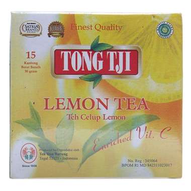 Promo Harga Tong Tji Teh Celup Lemon per 15 pcs 2 gr - Blibli