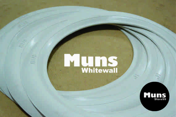 Lis ban Mobil White Wall Ban Mobil Velg Ring 14 Putih Polos Atlas Original