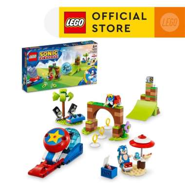 LEGO Sonic the Hedgehog 76990 Sonic’s Speed Sphere Challenge Building Set (292 Pieces) Balok Mainan 