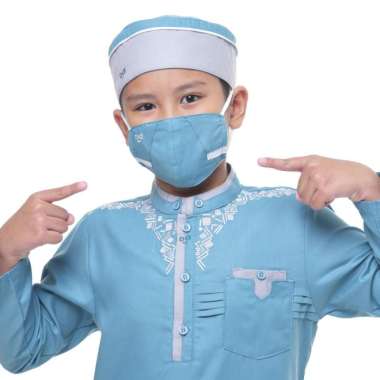 Bani Batuta - Setelan Jubah Koko Anak Muslim Hafiz Fahar Multicolor