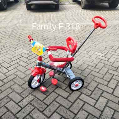 sepeda anak roda tiga / tricycle family f 318 / sepeda anak family - Multicolor