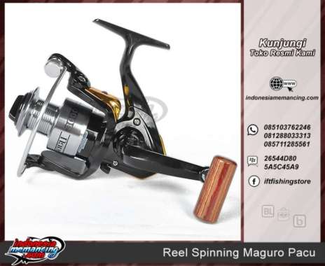 Reel Pancing Spinning Maguro Pacu 3000 Multicolor