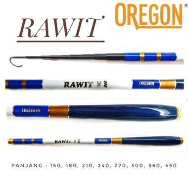 Joran Tegek Oregon Rawit 360 &amp; 450 Full Carbon Ringan Kuat Pancing Multicolor