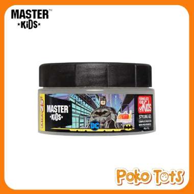 Master Kids Styling Gel 60+15gr Gel Penata Rambut Anak Batman