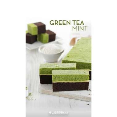 BROWNIES KUKUS AMANDA BANDUNG GREEENTEA MINT