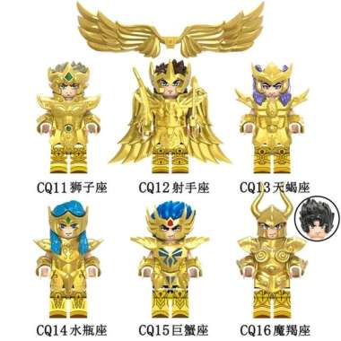 mini figure anime series pegasus seiya saint seiya anime series gold saint sanctuary cancer