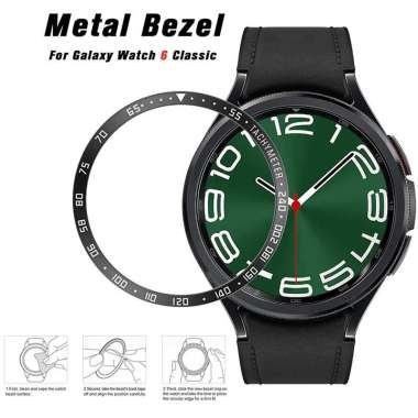 Bezel Ring Cover Samsung Galaxy Watch 6 Classic 43mm - Pelindung Jam
