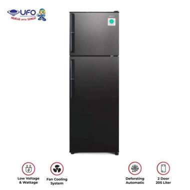SHARP SJ326GCSD/SR Kulkas 2 Pintu Kapasitas 256L SJ326GCSR