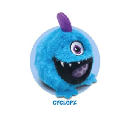 MAINAN BOLA JELLY MONSTER 1 PLUSH BALL JELLIES cyclopz