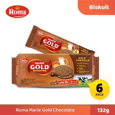 Promo Harga Roma Marie Gold Original per 6 pcs 20 gr - Blibli