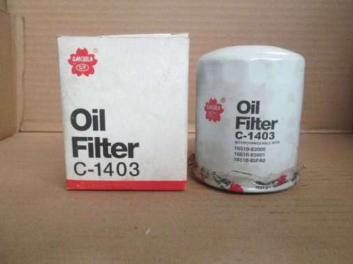 Sakura Oil Filter Filter Oli C-1403 Suzuki Grand Vitara & Escudo 1.6