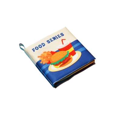 ONE-M349 Soft Book Buku Bantal Bayi Animal Series Berbahasa Inggris Buku Kain Bayi / Mainan Edukasi