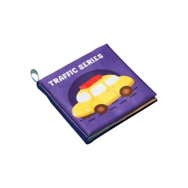 ONE-M349 Soft Book Buku Bantal Bayi Animal Series Berbahasa Inggris Buku Kain Bayi / Mainan Edukasi