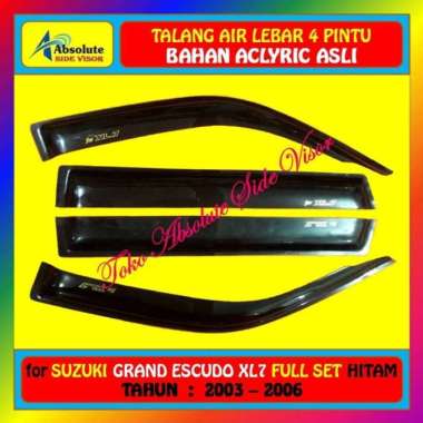 TALANG AIR (4 PINTU) GRAND ESCUDO XL7 2003-2006 - MODEL LEBAR - HITAM - SEAESAW