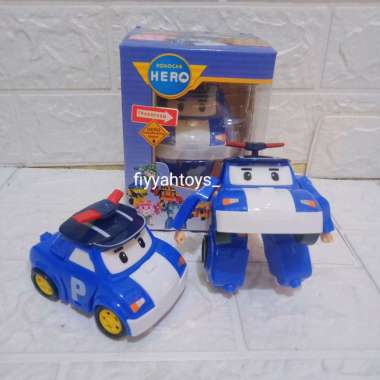Mainan Anak Robot Robocar Poli - Robot Transformasi Menjadi mobil