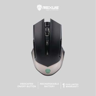 Rexus Mouse Wireless Gaming Xierra 108 Silent Click
