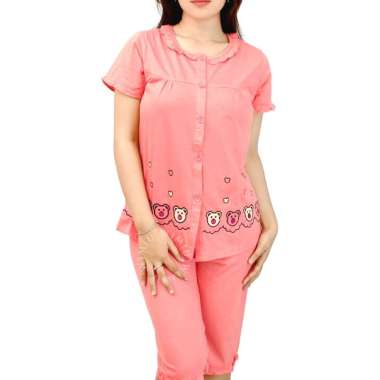 WIMIU Baju Tidur Wanita Sleepwear Set Baju Tidur Wanita Set 323 Pink L