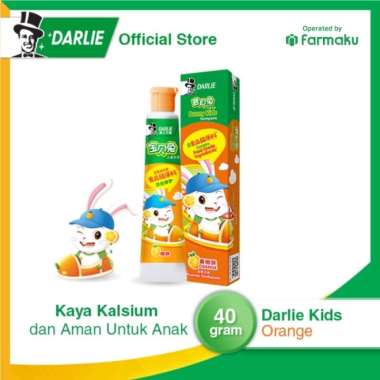 Darlie Bunny Kids ToothBrush / ToothPaste / Sikat Gigi / Pasta Gigi / Odol Gigi Anak Pasta Gigi Oran