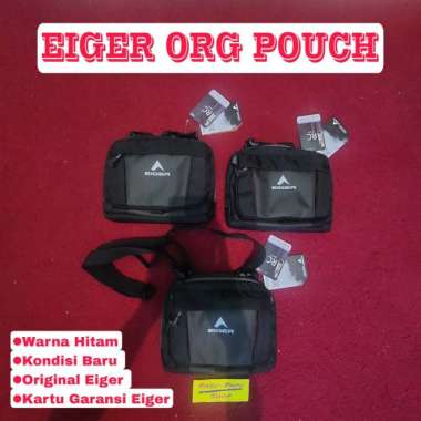 Tas Selempang Eiger Original / Tas Selempang Pria dan Wanita Eiger Grapnel Eiger Z-Sender Hitam