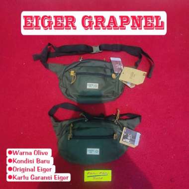 Tas Selempang Eiger Original / Tas Selempang Pria dan Wanita Eiger Grapnel Eiger Grapnel Olive