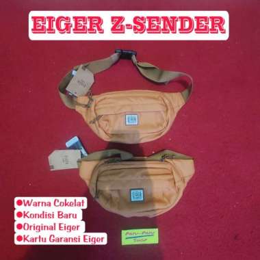 Tas Selempang Eiger Original / Tas Selempang Pria dan Wanita Eiger Grapnel Eiger Org Pouch Cokelat